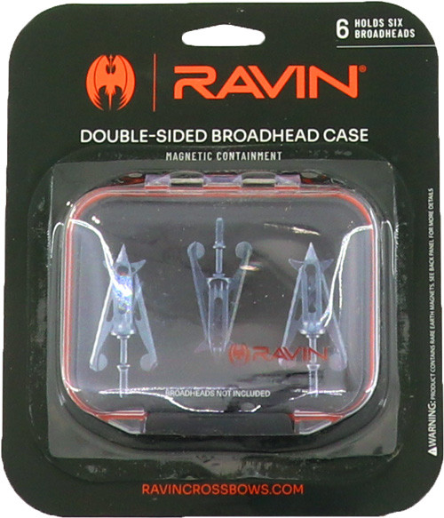 Ravin Crossbows R109 Magnetic Broadhead Case for Bow Accessories and Storage