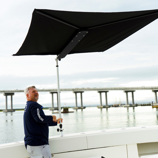 TACO Marine ShadeFin Telescopic Rod Holder Mount T10-3000-9 for Adjustable Boat Shade