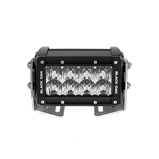 Black Oak LED Pro Series 3.0 Double Row 4-inch Spot Light Bar - Black Housing