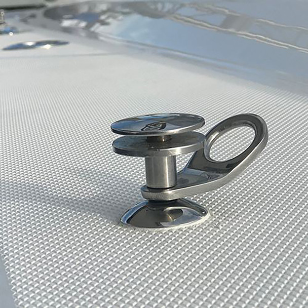 TACO Marine F16-0151-1 Quick Release Fender Lock - Stainless Steel Boat Fender Clip