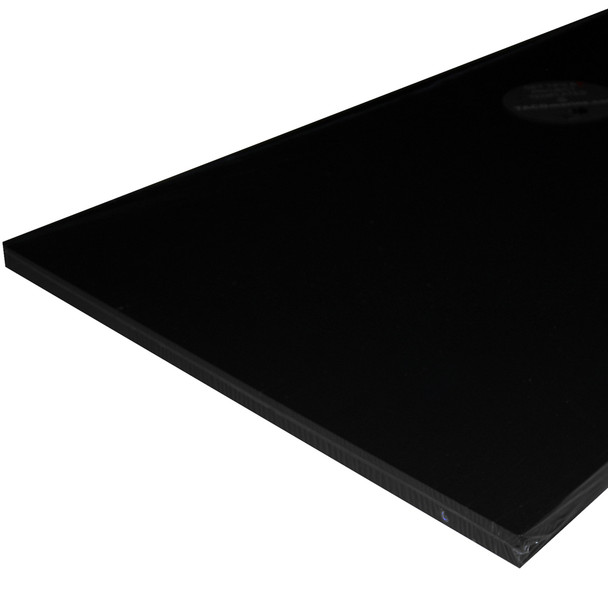 TACO Marine P10-5012BLK27-1C Black Starboard Polymer Sheet, 12 x 27 inches, 1/2 inch thick