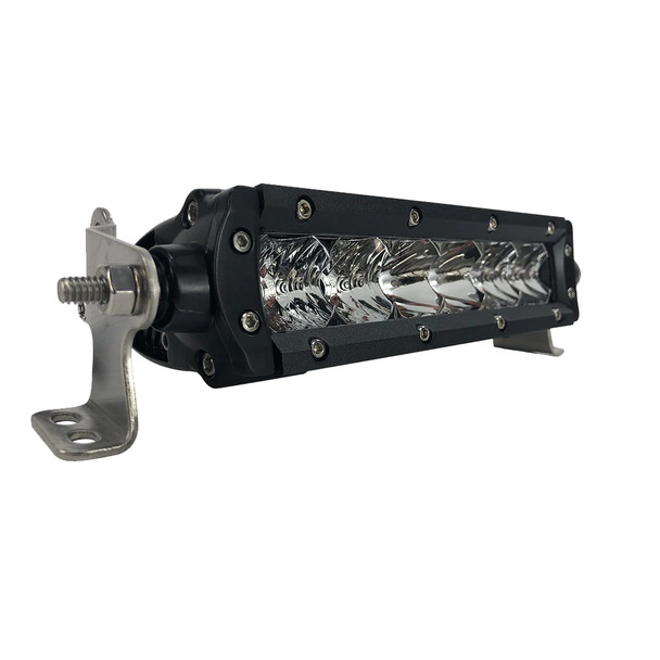 Black Oak LED Pro Series 3.0 6-inch Single Row LED Light Bar with Combo Optics and Black Housing