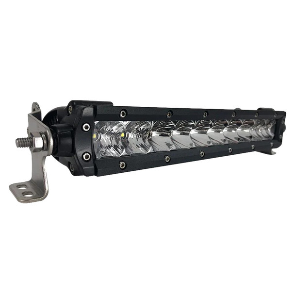 Black Oak LED 10 Inch Single Row LED Light Bar with Combo Optics - Pro Series 3.0
