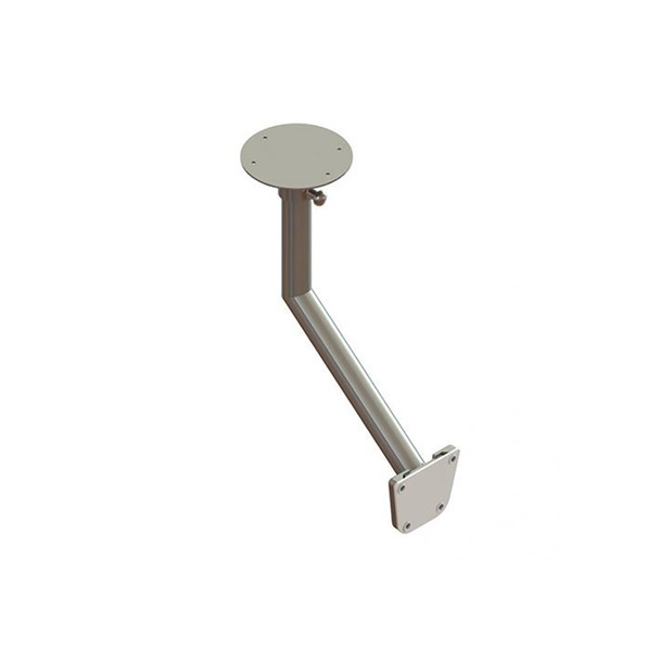 TACO Marine Stainless Steel Table Column F16-0005A - 12 x 17-3/4 inches with White Delrin Insert