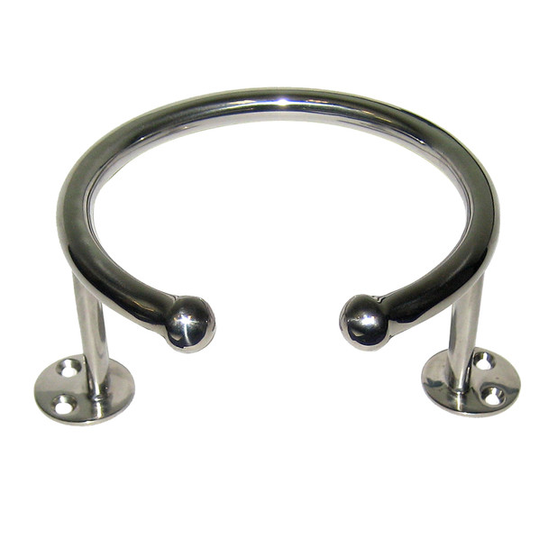 Whitecap Top Mount Stainless Steel Cup Holder for Console and Table Mounts - Part S-3516