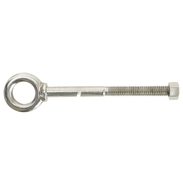 Whitecap Eye Bolt S-1527C – 304 Stainless Steel, 4-5/16" Length with 5/8" Eye and 3" Threads