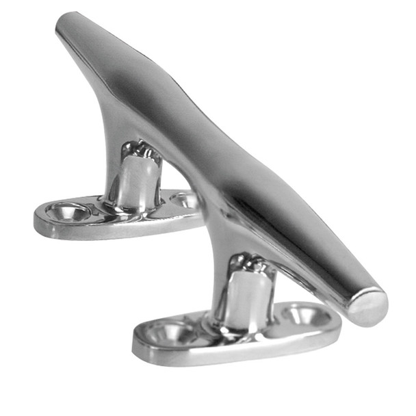 Whitecap Heavy Duty Hollow Base Stainless Steel Cleat - 12 Inch (Part #6112)