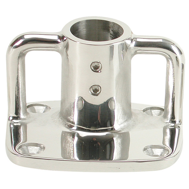 Whitecap 11901 4-Rectangular Base in 316 Stainless Steel for Marine Applications