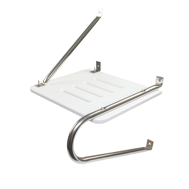 Whitecap White Poly Swim Platform for Outboard Motors - Part 67900