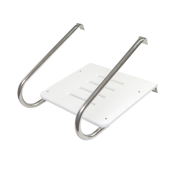 Whitecap White Poly Swim Platform for Inboard/Outboard Motors - Part No. 67901