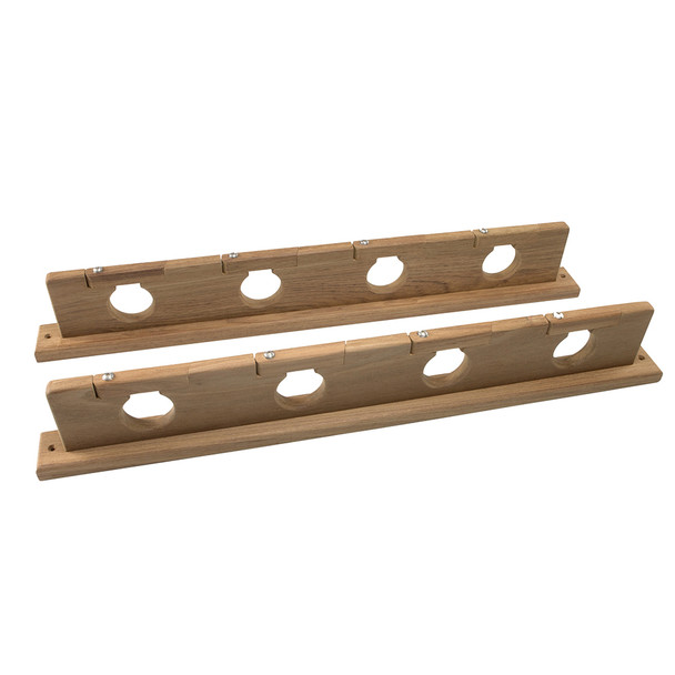 Whitecap Teak Lock-In Four-Rod Storage Rack - Model 60620