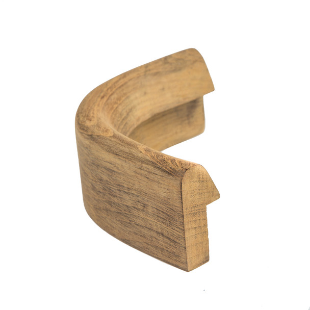 Whitecap Teak Rail Outside Corner Molding, Part 60833