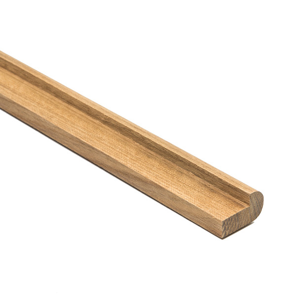 Whitecap Teak Edge Molding - 5 ft Solid Teak Finish for Decorative Trim