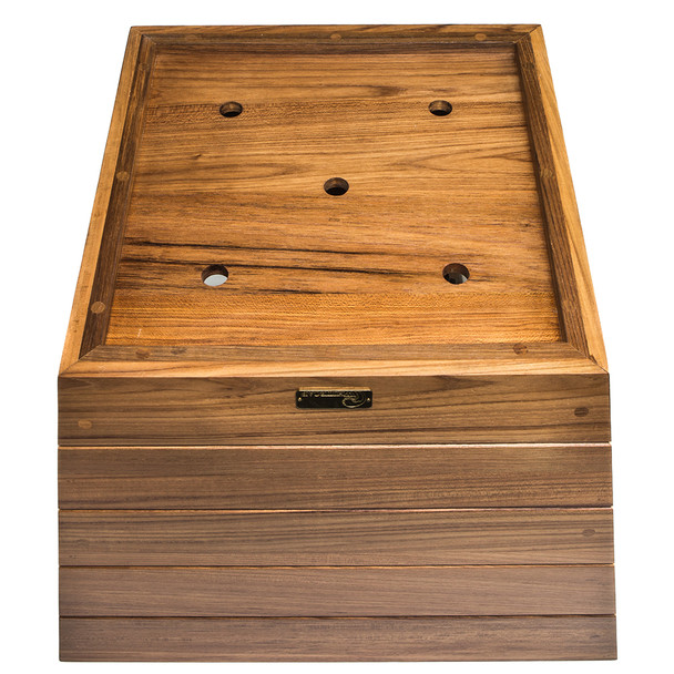 Whitecap Medium Teak Planter Box - 19 x 19 x 14 Inches for Medium Plants