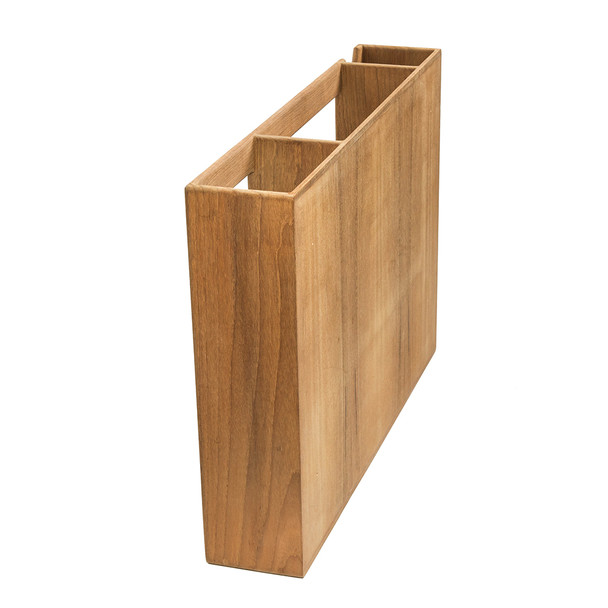 Whitecap Part Number 62402 Teak Dish, Cup, and Paper Towel Rack