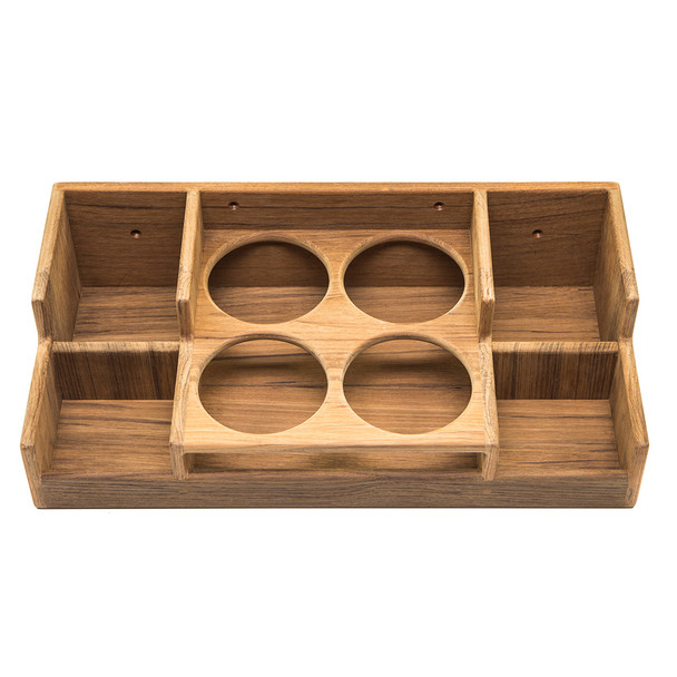 Whitecap Teak Bar Rack Model 62550 for Efficient Bar Organization