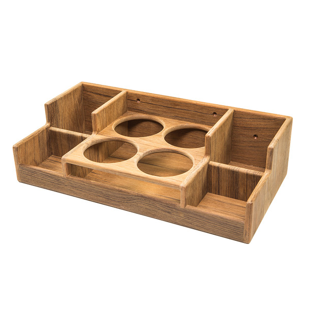 Whitecap Teak Bar Rack Model 62550 for Efficient Bar Organization