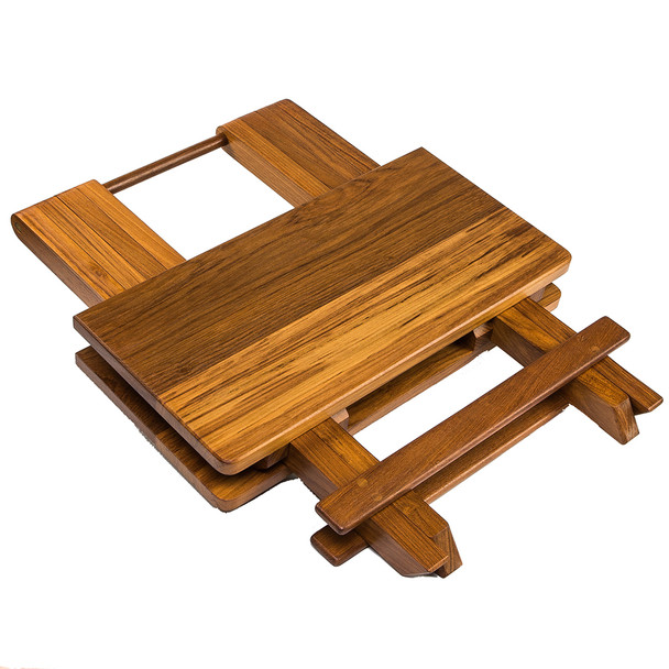 Whitecap Teak Solid Top Fold-Away Table (Part Number 60031)