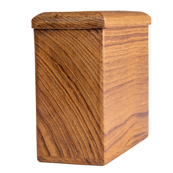 Whitecap Square Toothbrush Holder (Oiled) - Teak, Part Number 63111