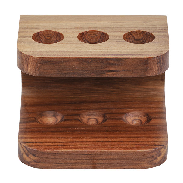 Whitecap EKA Collection Teak Toothbrush Holder - Elegant Bathroom Accessory