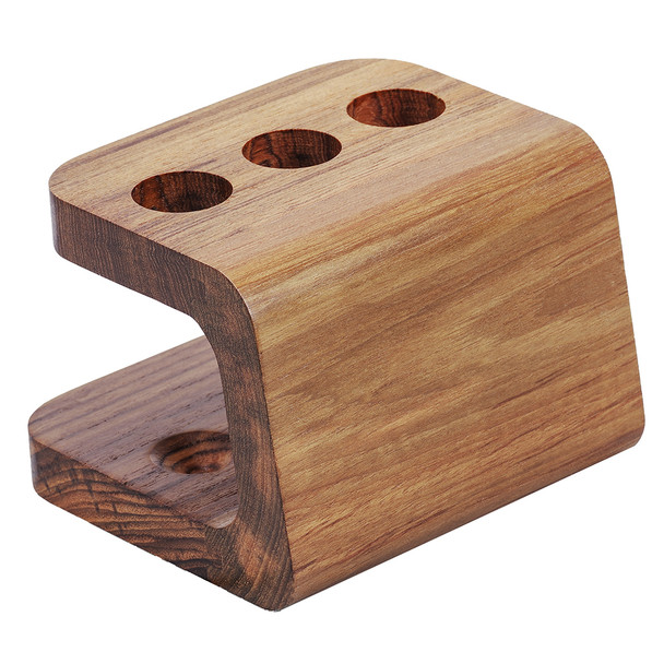 Whitecap EKA Collection Teak Toothbrush Holder - Elegant Bathroom Accessory