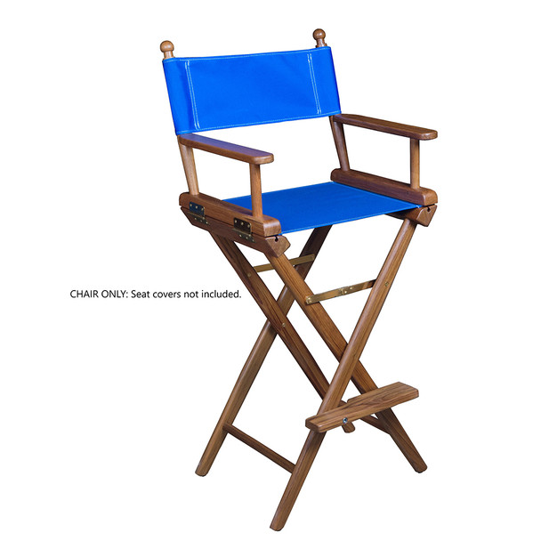 Whitecap Captain's Chair without Seat Covers - Teak, Part No. 60039