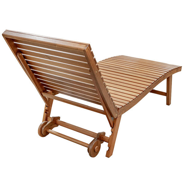 Whitecap Pool Lounge Chair - Teak, Model WT60070