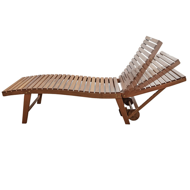 Whitecap Pool Lounge Chair - Teak, Model WT60070