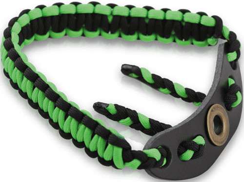 Easton Diamond Wrist Sling with Deluxe Paracord Braid - Flo Green