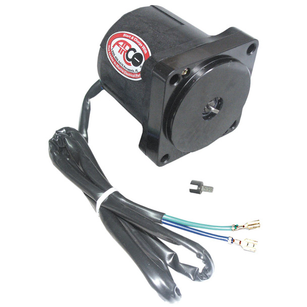 ARCO Marine Johnson/Evinrude Replacement Tilt Trim Motor - 2-Wire, 4 Bolt, Flat Blade Shaft