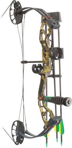 PSE Archery Mini Burner Youth Bow Kit with Adjustable Draw Lengths and Complete Accessories