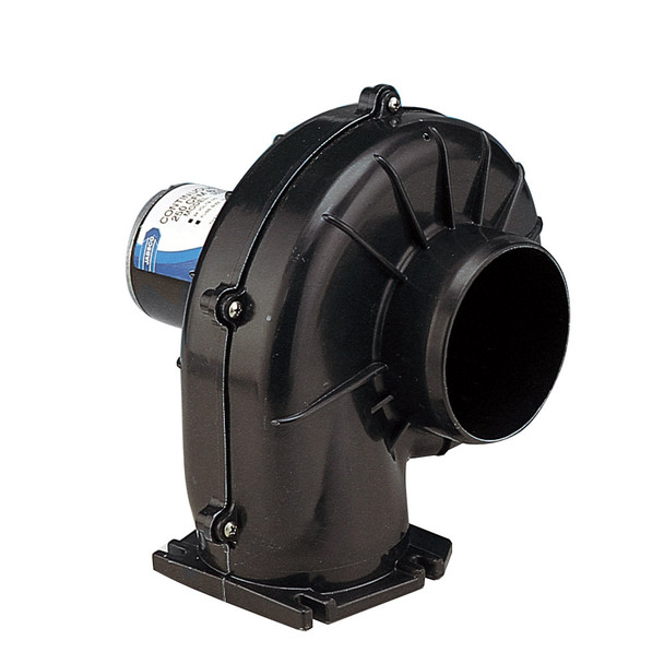 Jabsco 4-inch Heavy Duty Flangemount Blower - 250 CFM, 12V for Commercial & Marine Applications
