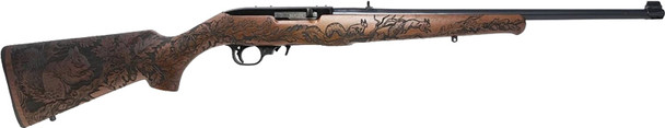 Ruger 10/22 .22LR Squirrel Sporting Rifle with Walnut Stock and Blued Finish