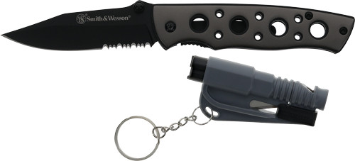 Smith & Wesson S&W Knife Folder with Multi-Tool and Glass Breaker