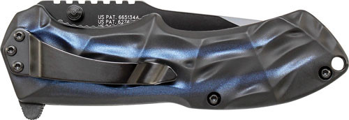 Smith & Wesson Black Ops M.A.G.I.C. Assisted Opening Folding Knife - Blue Aluminum Handle, 3.4-inch Stainless Steel Blade