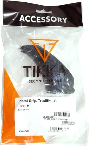Tikka T3X Synthetic Grip Adapter in Stone Grey - Standard Size