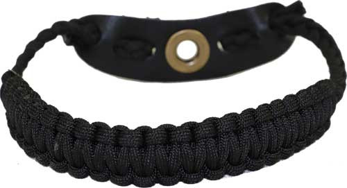 Easton Diamond Wrist Sling with Deluxe Paracord Braid - Adjustable Black Sling
