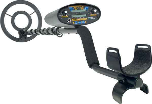 Bounty Hunter Quick Draw II Metal Detector with Digital Coin Depth Indicator and Waterproof Search Coil