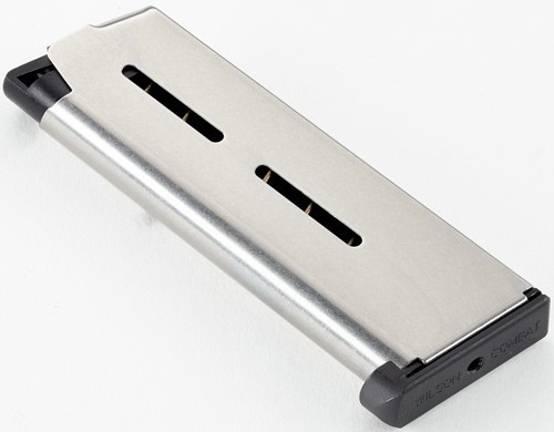 Wilson Combat 47OXC Stainless Steel Magazine for 1911 Compact and Officers Models in .45 ACP