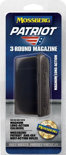 Mossberg Magazine Patriot Model MB95034 – 3-Round Synthetic Centerfire Rifle Magazine for 7mm Rem. Mag., .300 Win. Mag., & .338 Win. Mag.