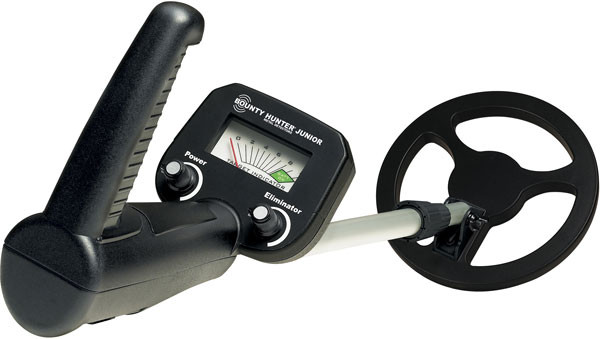 Bounty Hunter Junior Metal Detector - Compact, Lightweight Design with Discrimination Control