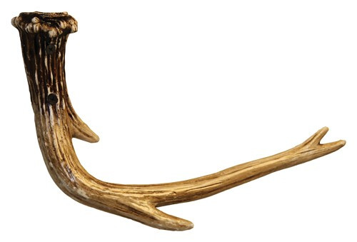 Rivers Edge Antler Hand Towel Rack - Hand Painted Poly Resin Wall Mount with Mounting Screws