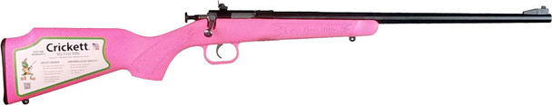 Crickett G2 .22 LR Youth Sporting Rifle with Pink Synthetic Stock and Iron Sights