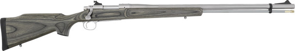Remington Model 700 Muzzleloader Rifle with 50 Caliber, Green Laminate Stock, and Adjustable Sight