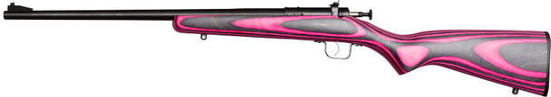 Crickett Rifle G2 .22LR Youth Sporting Rifle with Pink Laminate Stock and Blued Finish