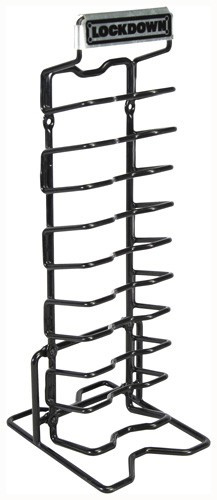 Lockdown Magazine Rack for AR-15 Magazines – Holds 10 Fully Loaded Magazines with Steel and Vinyl Coated Finish