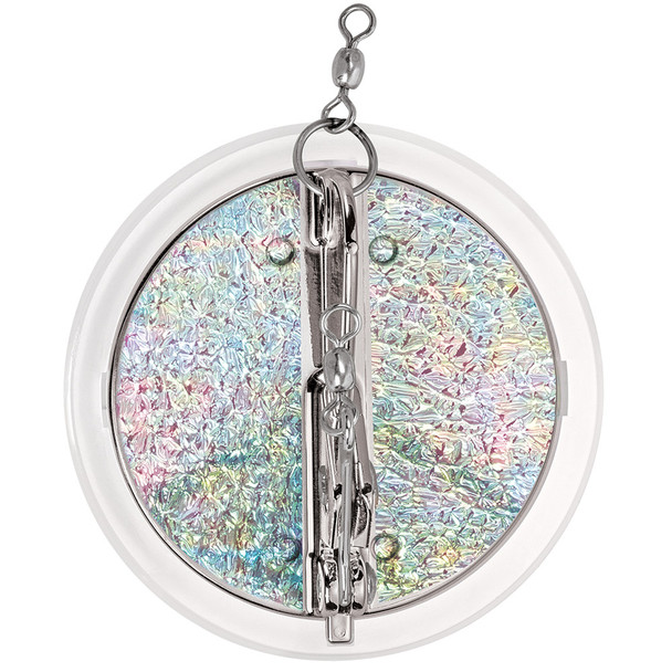 Luhr-Jensen 4-1/8 Inch Dipsy Diver - Silver/Silver Bottom Crush for Deep Water Fishing