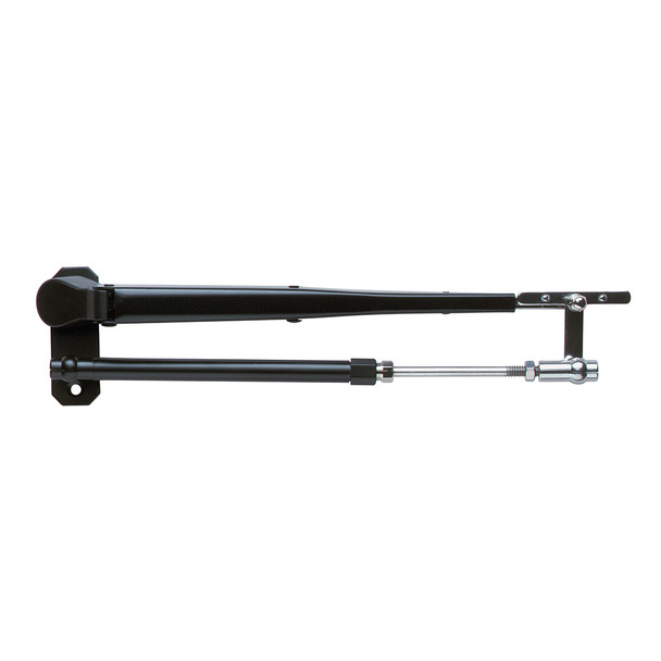 Marinco Wiper Arm Deluxe Black Stainless Steel Pantographic - 17 to 22 Inches Adjustable