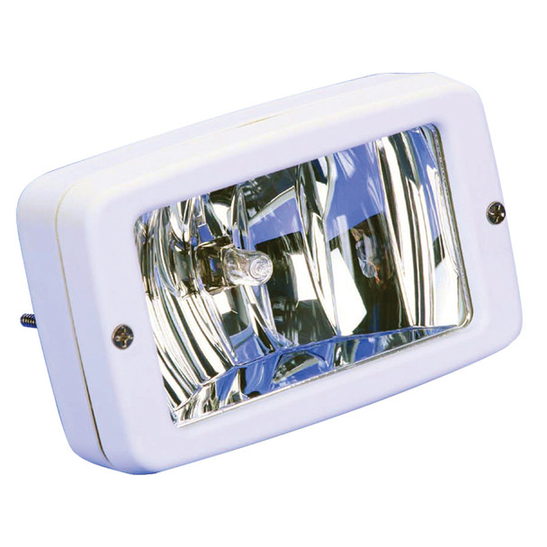Marinco Flush Mount Halogen Deck Lamp - 12V 55W White, Part Number ML-005NWW