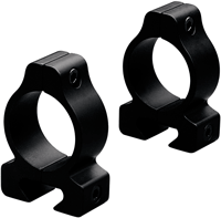 Leupold Rifleman 1-inch Rimfire Ringmounts with 3/8 inch Dovetail, Matte Black Aluminum